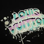 LV Shorts Black Splash Logo