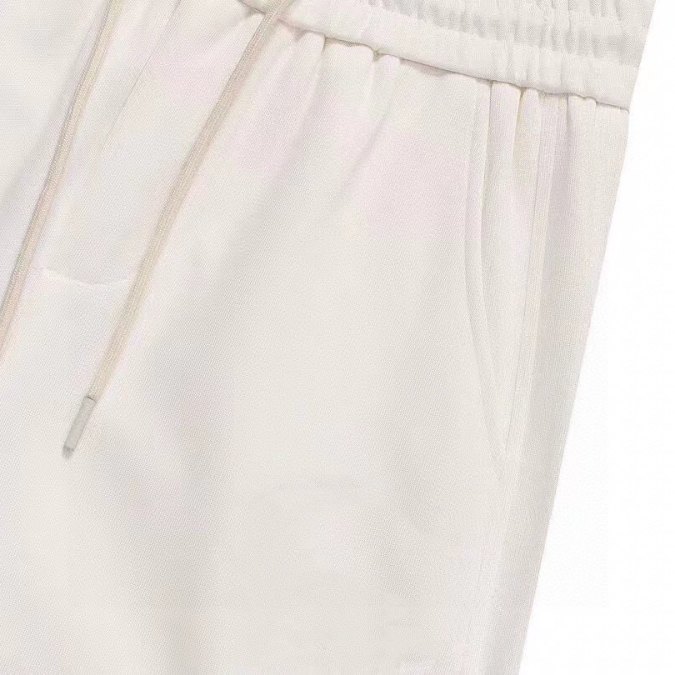 LV Shorts White Blue Pocket