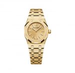 AP Royal Oak 67630BA.GG.1312BA.01 ‘Mini’ Frosted Yellow Gold Quartz