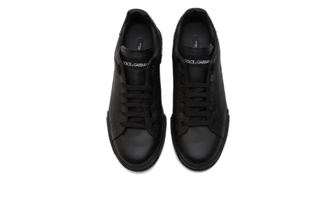Calfskin nappa Portofino sneakers Black