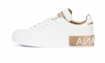 Calfskin Portofino sneakers White Gold