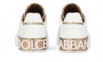 Calfskin Portofino sneakers White Gold