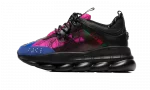 Chain Reaction Blue Black Fuchsia