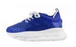 Chain Reaction Blue Mesh Rubber Suede