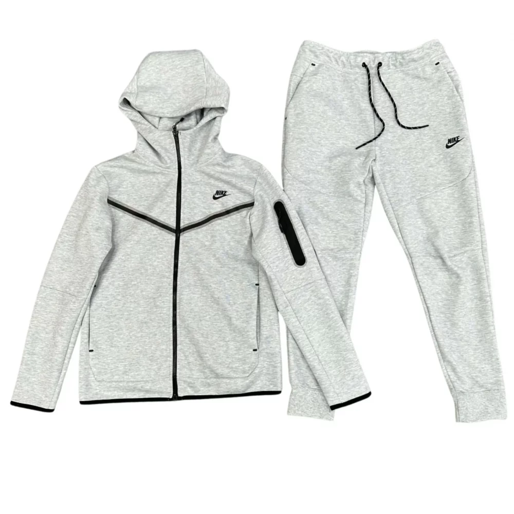 Conjunto NIKE TECH Fleece «Gris» Algodón Real