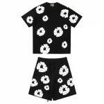 Denim Trs Black Short set