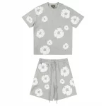Denim Trs Grey Short set