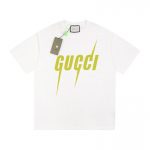 GG T-shirt Neon Logo White