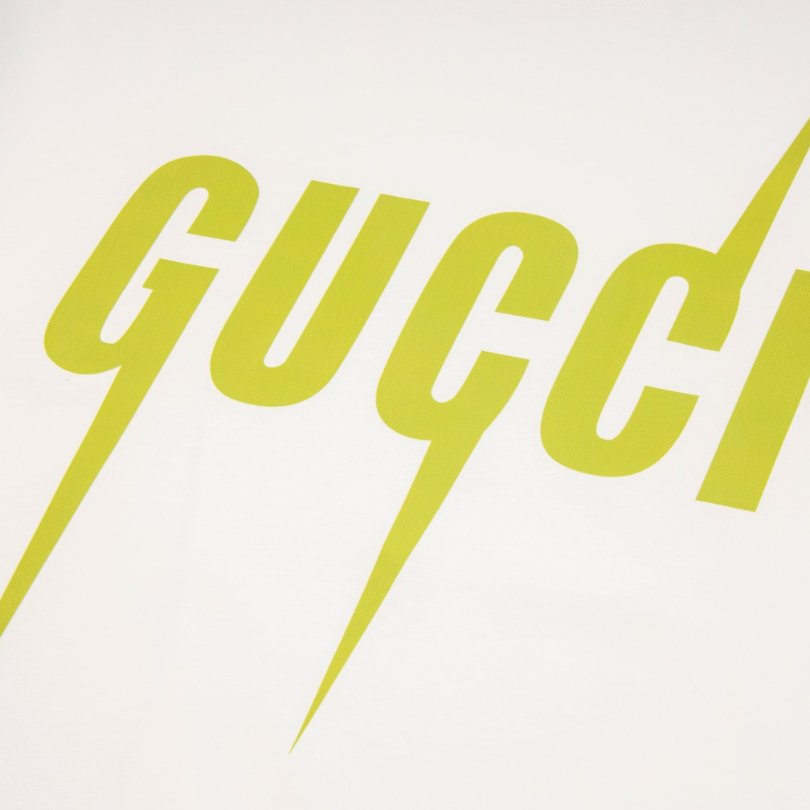 GG T-shirt Neon Logo White