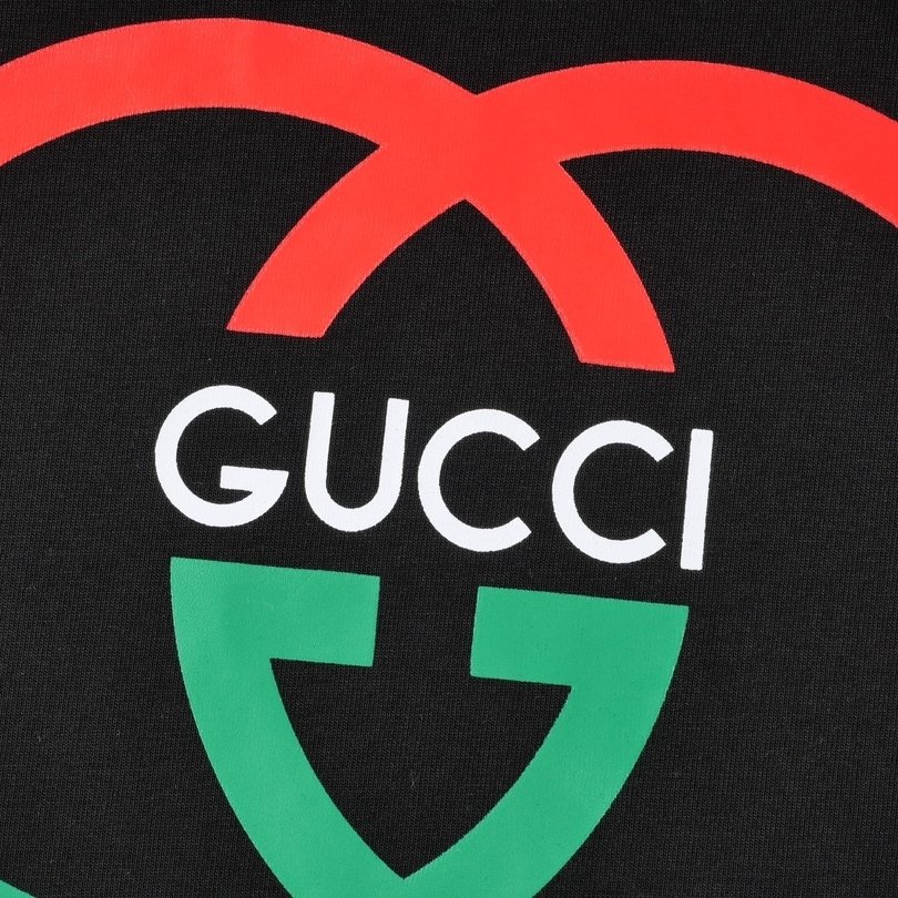GG T-shirt Interlocking Logo Black