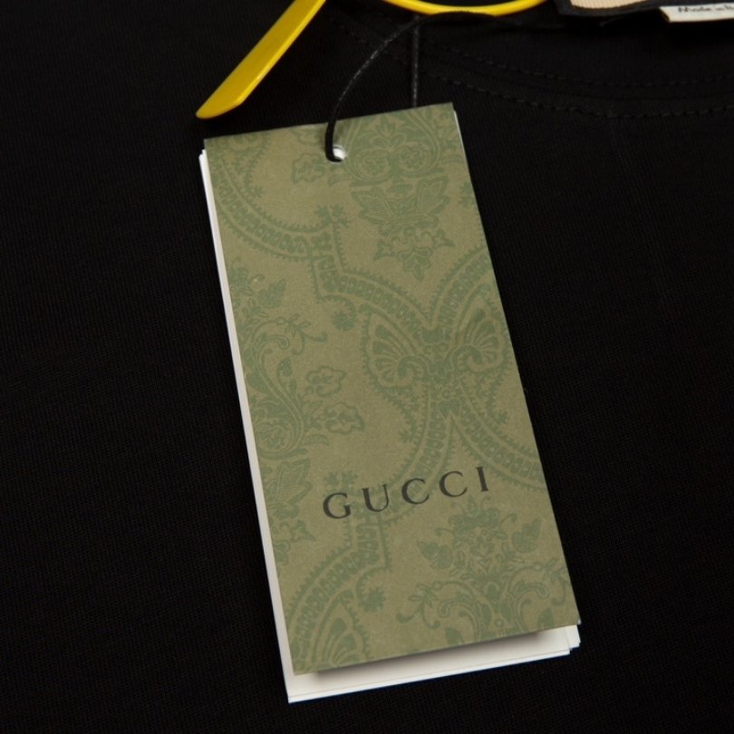 GG T-shirt Distressed Logo Black