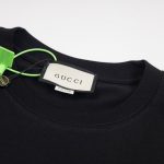 GG Graphic T-shirt with Cartoon Black Logo