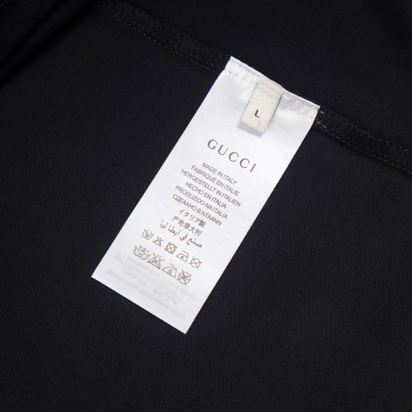 GG T-shirt Rainbow Logo Black