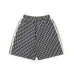 CD Shorts Monogram Navy Side Stripes