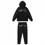 Split Arch Black Tracksuit